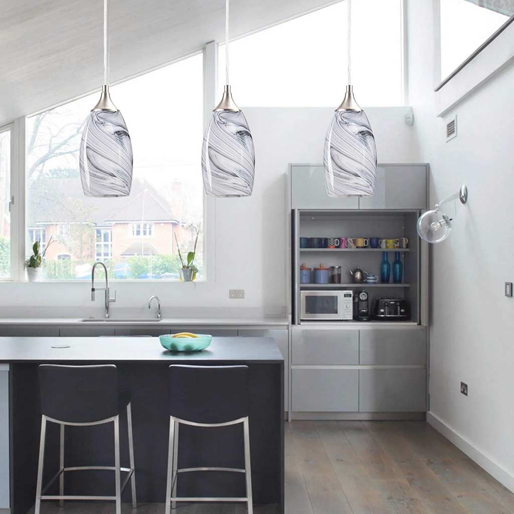 Pendant Light Minimalist Art Glass