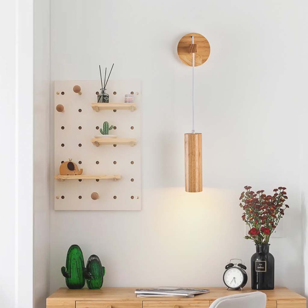 Wall Mounted Lamp Minimalist Wood Light