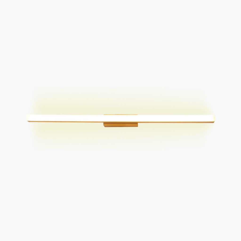 Mirror Vanity Light Modern Nordic LED Linear, Wood