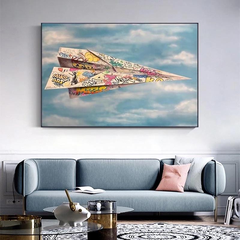 Graffiti Paper Plane