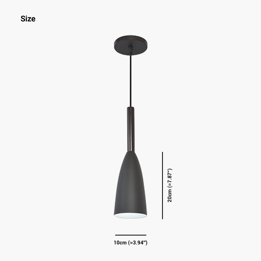 Pendant Light Cone Nordic Modern with Adjustable Height