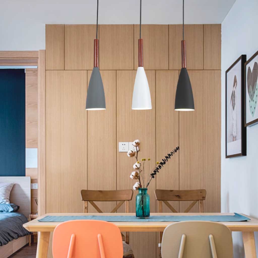 Pendant Light Cone Nordic Modern with Adjustable Height