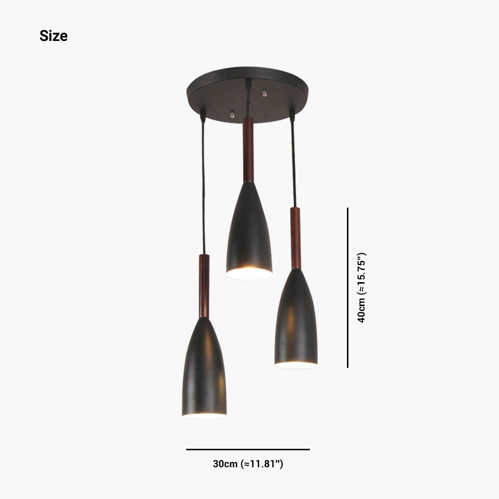 Pendant Light Cone Nordic Modern with Adjustable Height