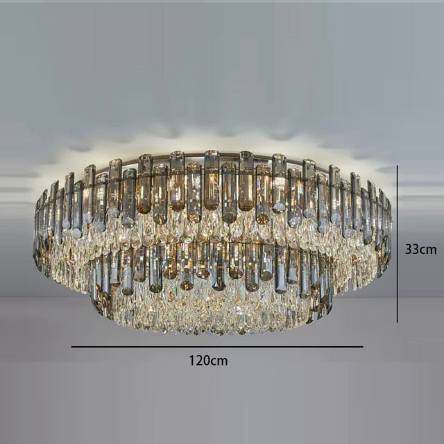 Ylk Luxury Crystal Ceiling Chandelier