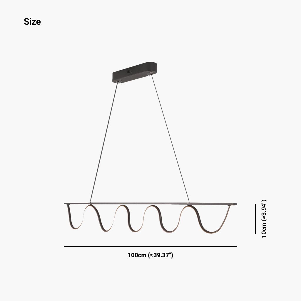 Pendant Light Stylish Linear Fixture