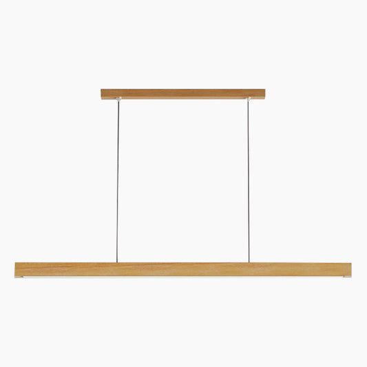 Pendant Lighting Modern Minimalist Linear, Wood