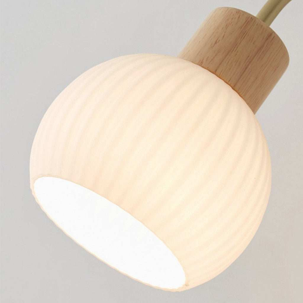 Wall Sconce Modern Wood Iron