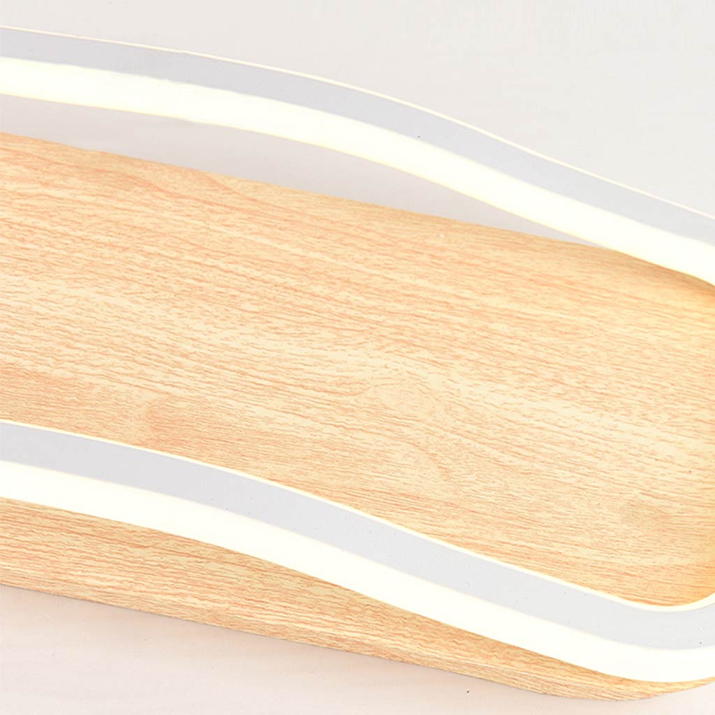 Flush Mount Ceiling Light Modern Rectangular, Wrought Iron