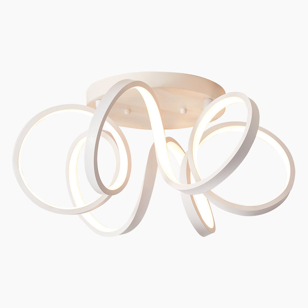 Modern Chandelier Wave Ceiling Light