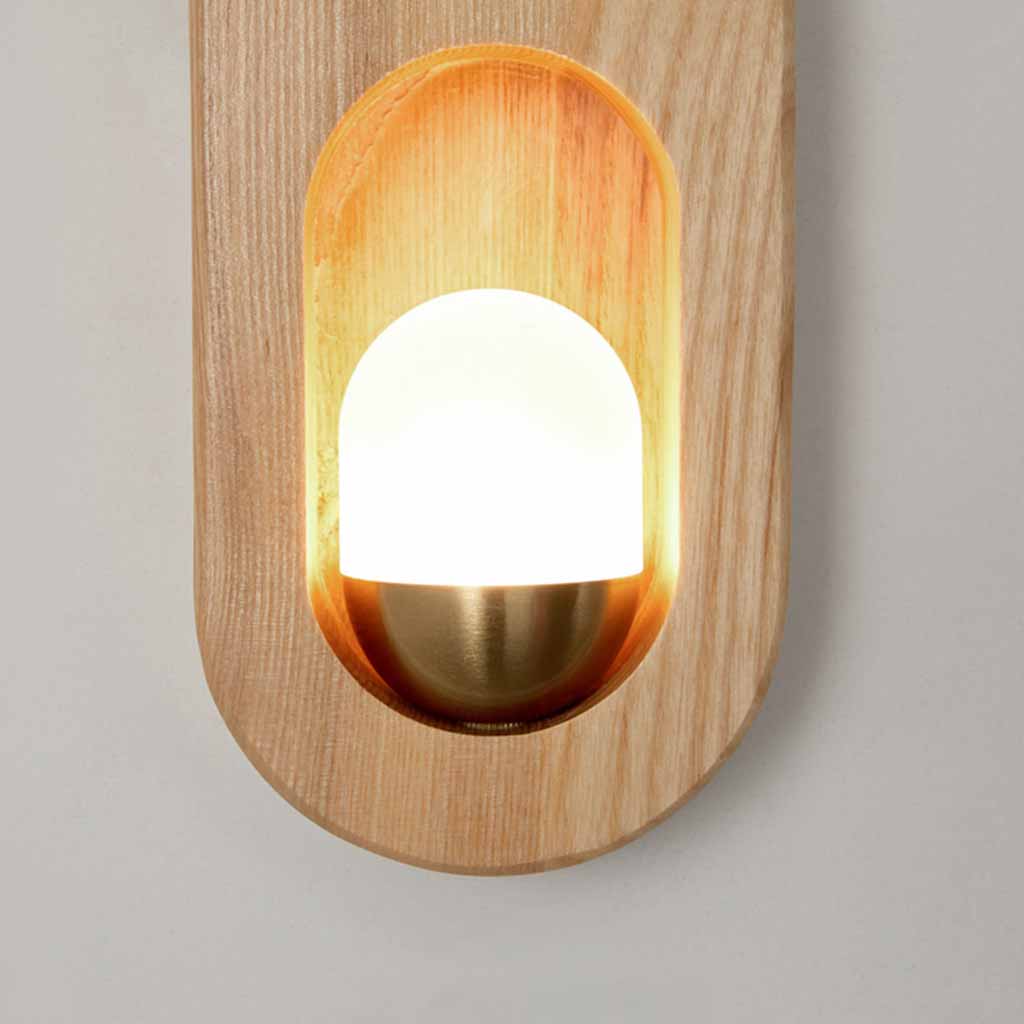 Wall Sconce Modern Wood Fixture