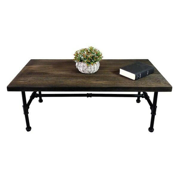 Modern Industrial Rectangular Coffee Table
