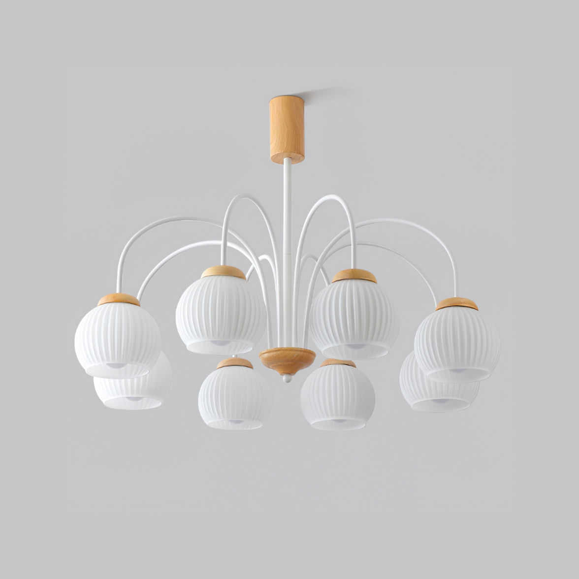 Molecural Wood Chandelier