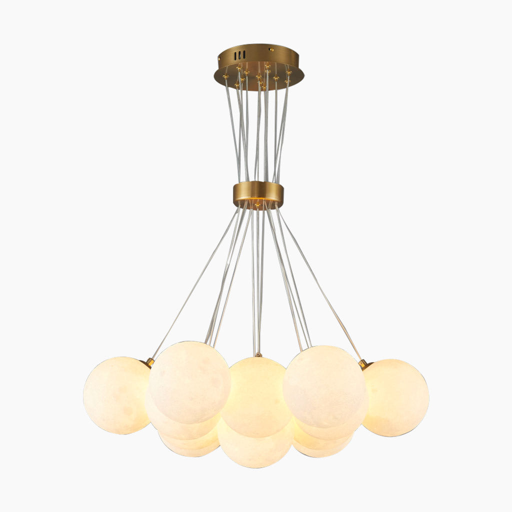 Bubble Chandelier Lighting Modern Fantasy 3D Printed Balloon Globe Moon