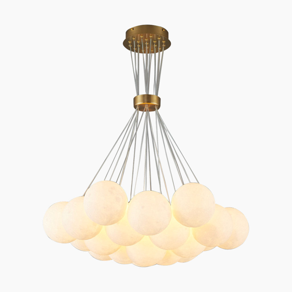 Bubble Chandelier Lighting Modern Fantasy 3D Printed Balloon Globe Moon