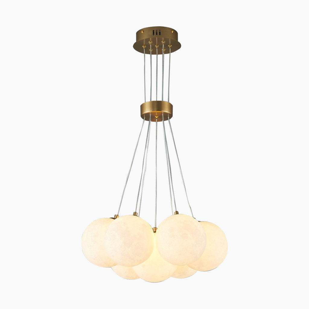 Bubble Chandelier Lighting Modern Fantasy 3D Printed Balloon Globe Moon