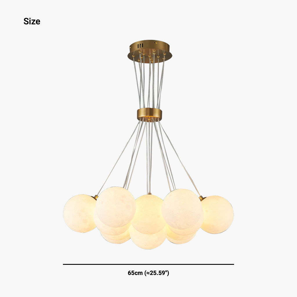 Bubble Chandelier Lighting Modern Fantasy 3D Printed Balloon Globe Moon