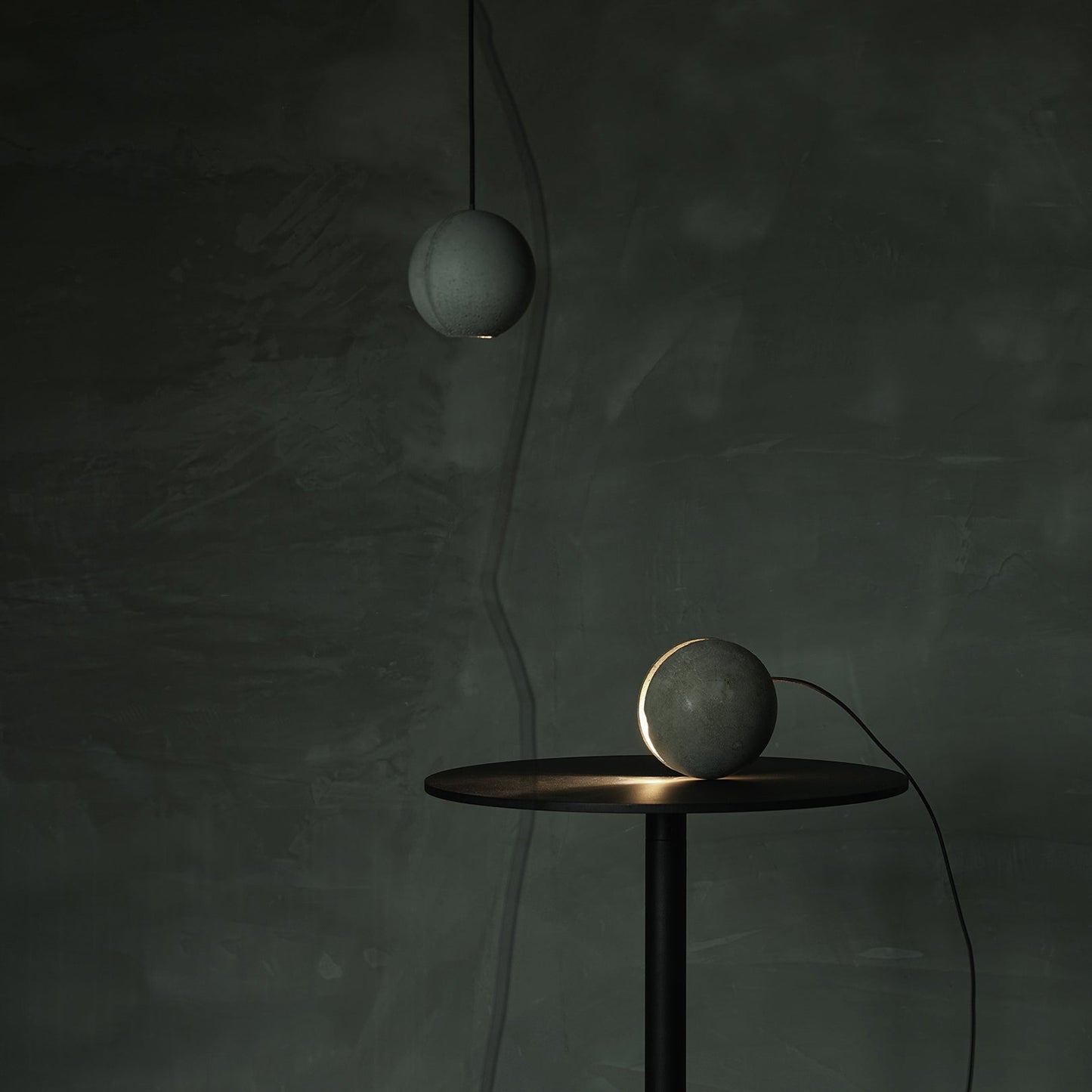 Moon Cement Pendant Lamp