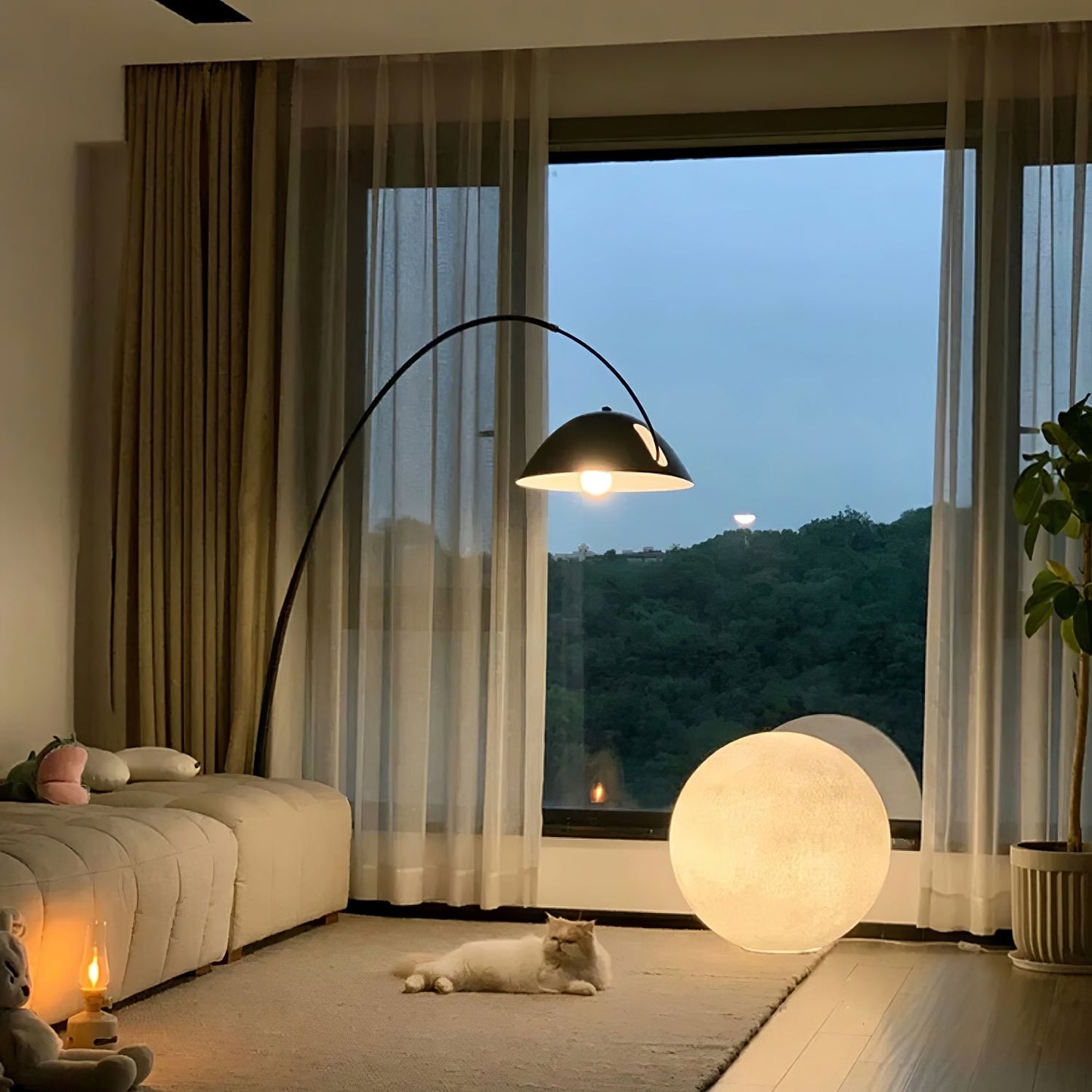Moon Table Lamp Elegant Nightlight