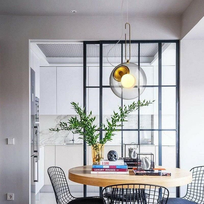 Mörren - Industrial Glass Ball Pendant Lamp