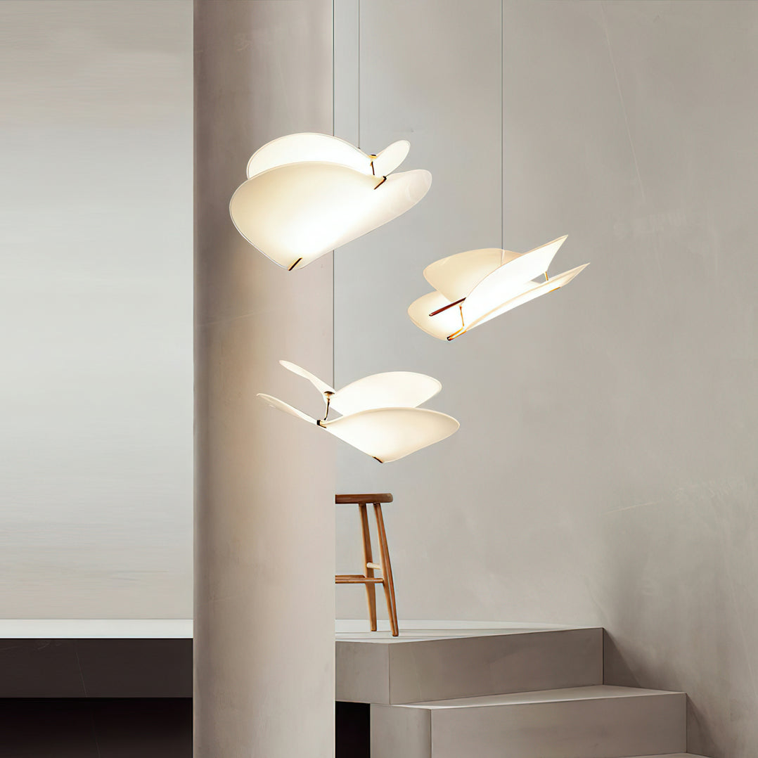 Moth Pendant Lamp Illumination Fixture