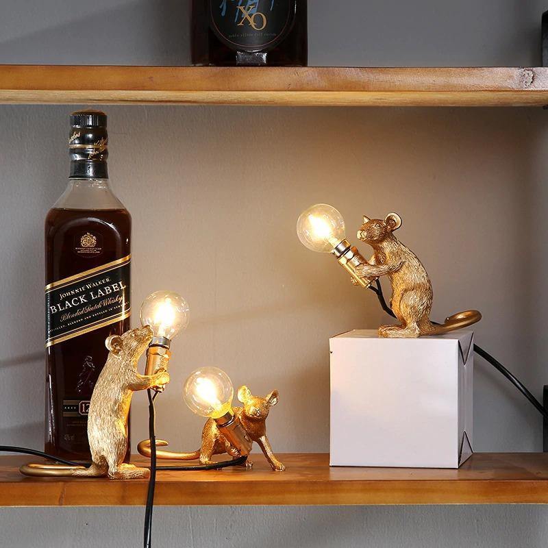 HomeQuill‚Ñ¢ Mouse Table Lamp - Nordic Side - 