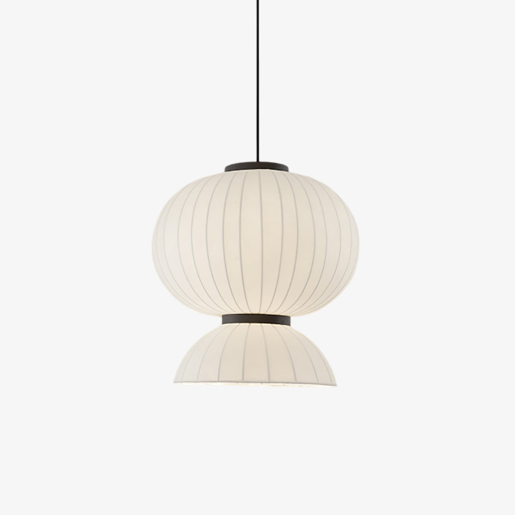 Mulberry Silk Pendant Lantern Light