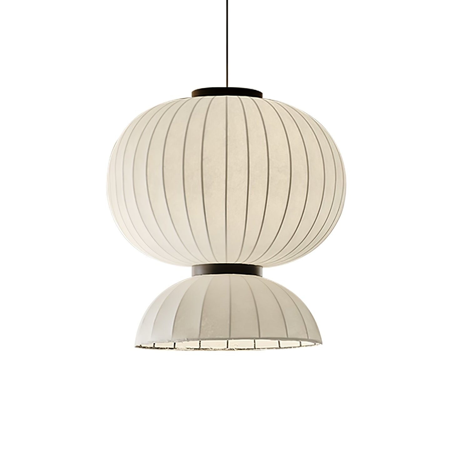 Mulberry Silk Pendant Lantern Light