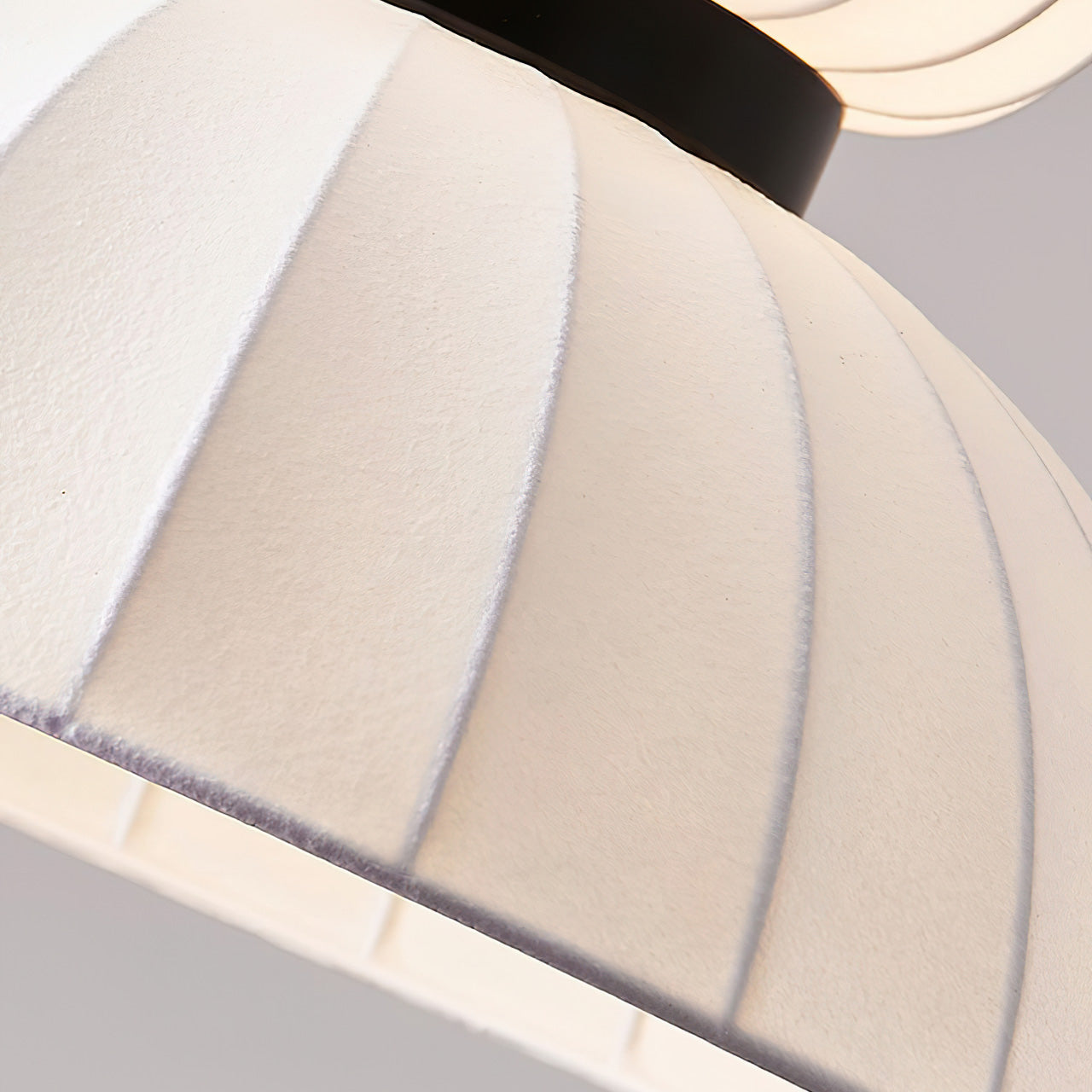 Mulberry Silk Pendant Lantern Light