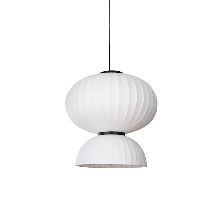 Mulberry Silk Pendant Lantern Light