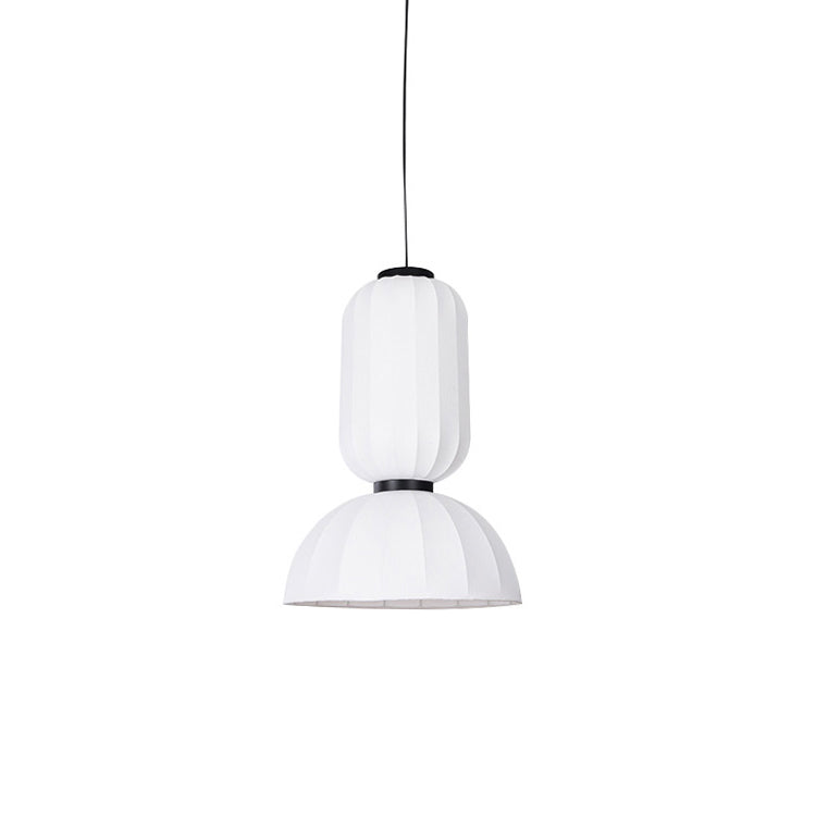 Mulberry Silk Pendant Lantern Light