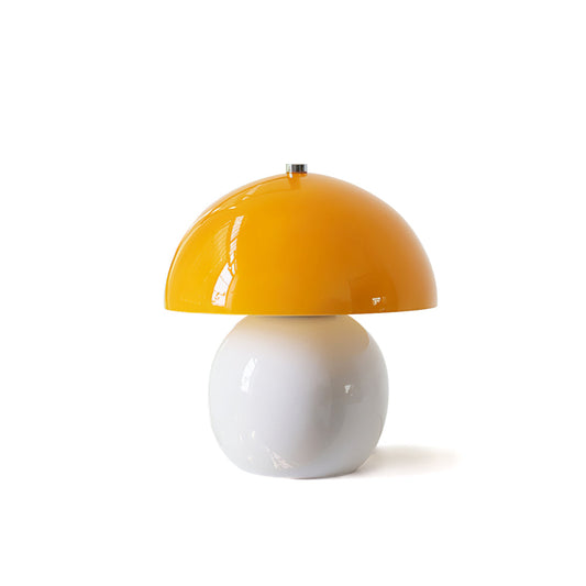 Mushroom Ceramic Built-in Battery Table Lamp