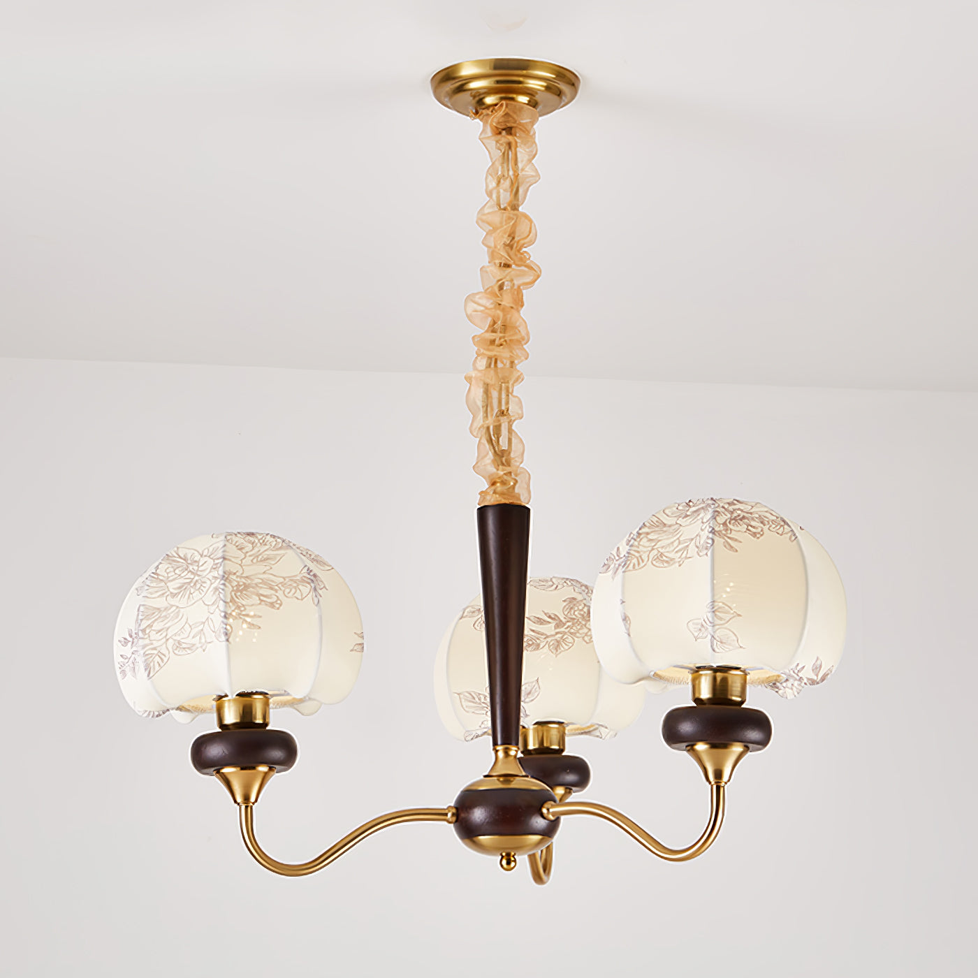 Mushroom Fabric Chandelier Light