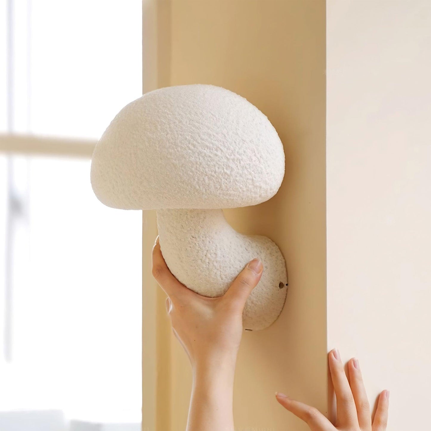 Mushroom Resin Plug-In Lamp