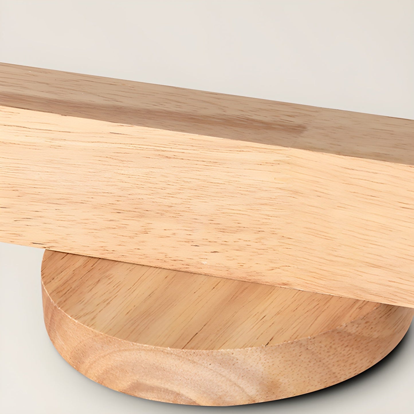 Natural Wood Beam Spotlight Fixture