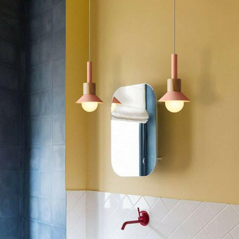 Neato - Metal & Wood Pendant Lamp