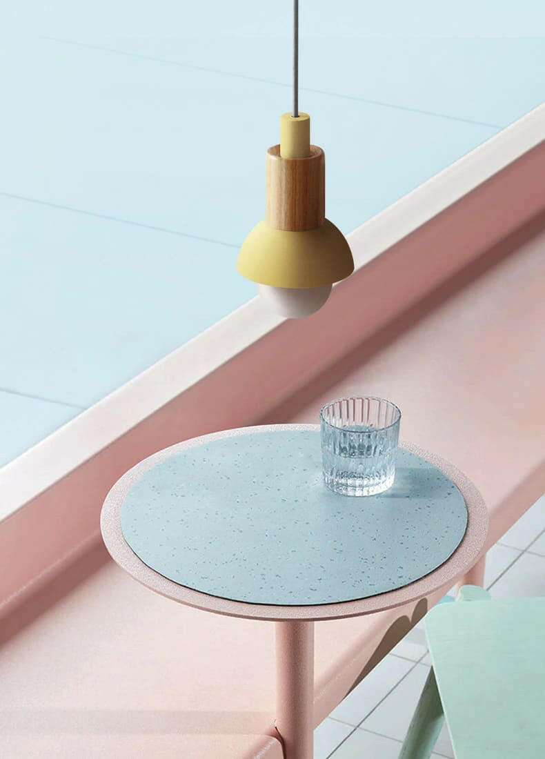 Neato - Metal & Wood Pendant Lamp