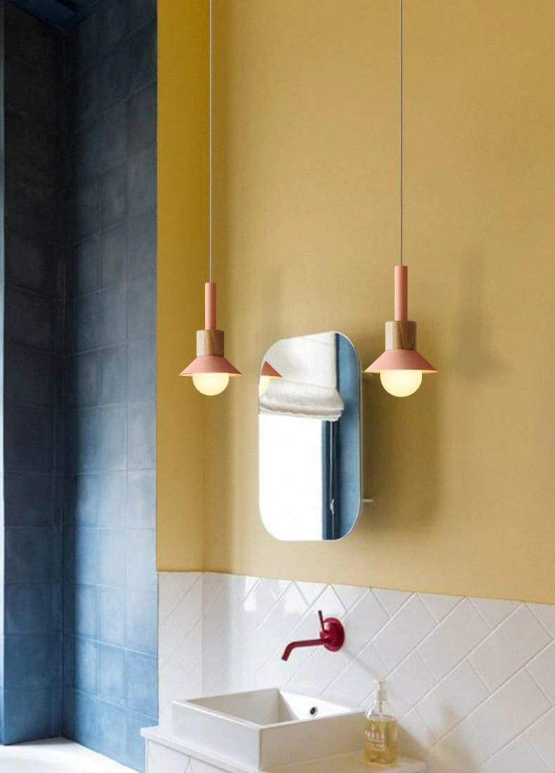 Neato - Metal & Wood Pendant Lamp