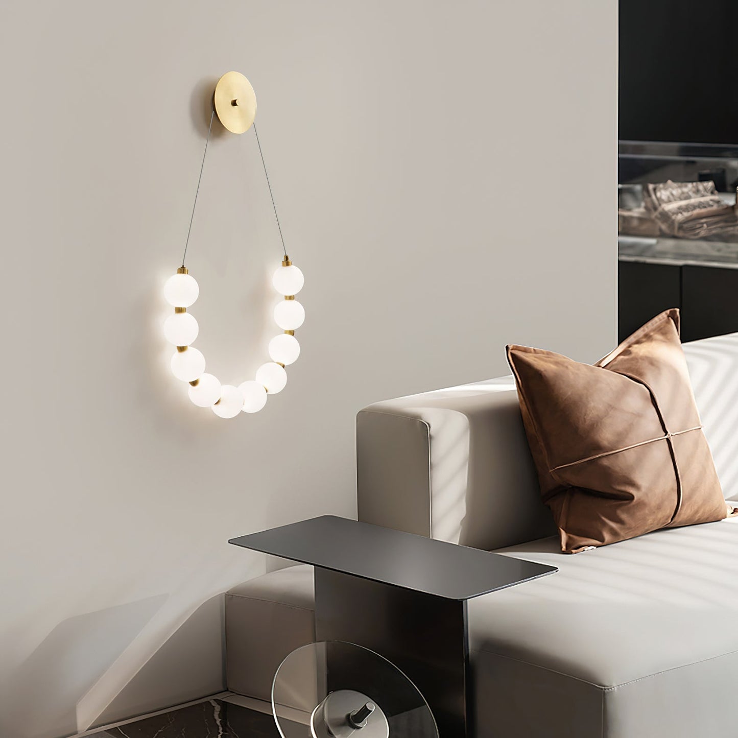 Necklace Loop Elegant Wall Lamp