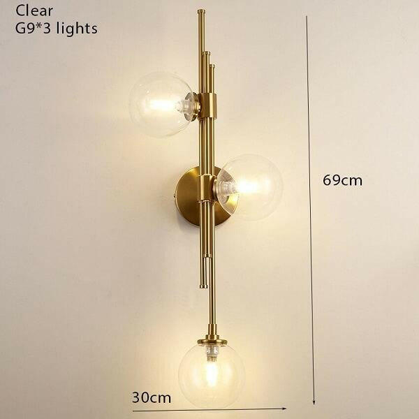 Nehid - Nordic Glass Ball Wall Lamp