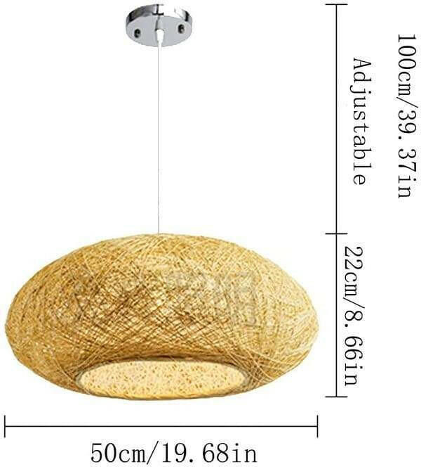 Nest Round Rattan Pendant Light