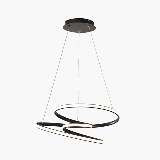 Chandelier Ceiling Light LED Nordic Geometric Ring Helix