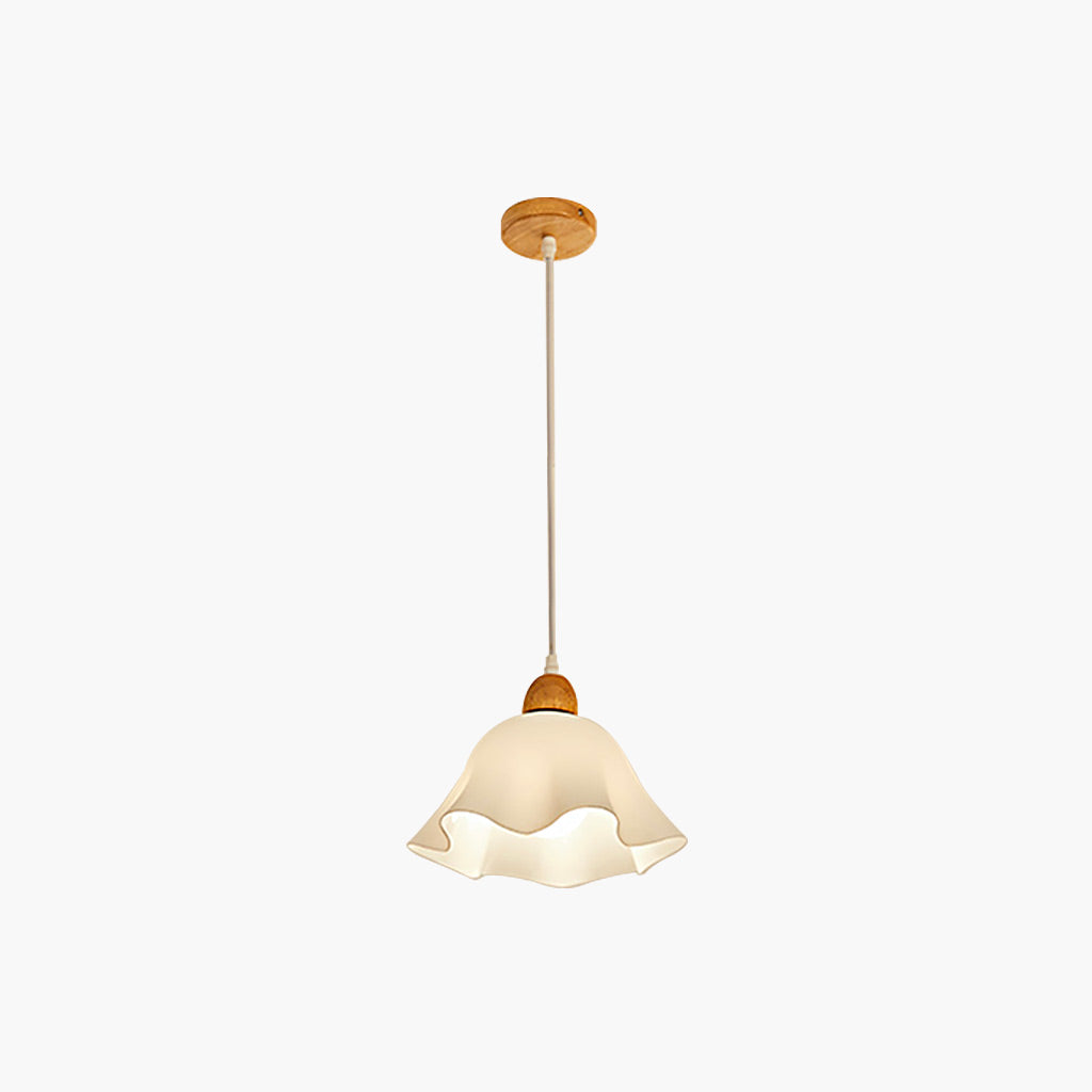 Pendant Light Nordic Wood Floral Fixture