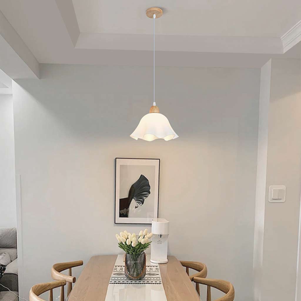 Pendant Light Nordic Wood Floral Fixture