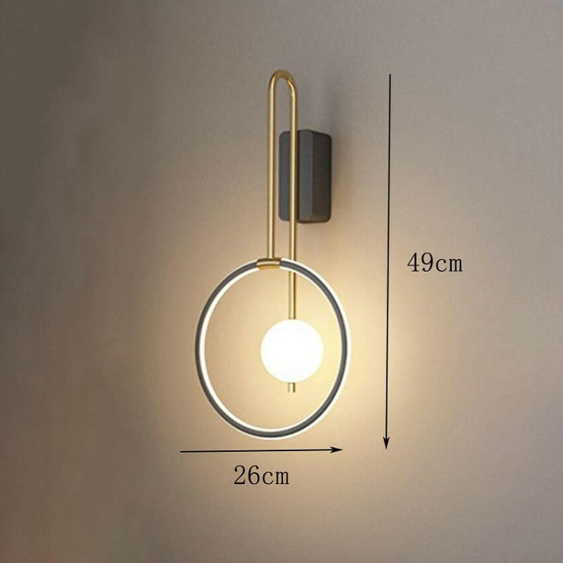 Nordic Glow Modern LED Wall Sconce