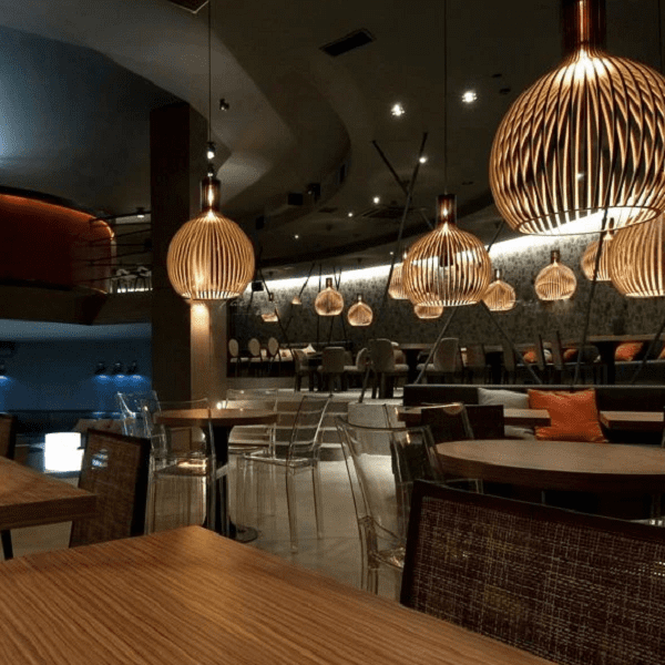 Nordic Wood Chandelier Handcraft Ceiling Lighting