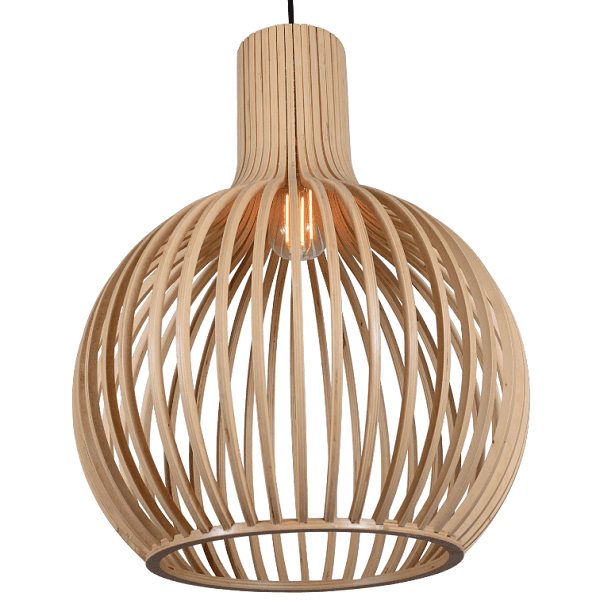 Nordic Wood Chandelier Handcraft Ceiling Lighting