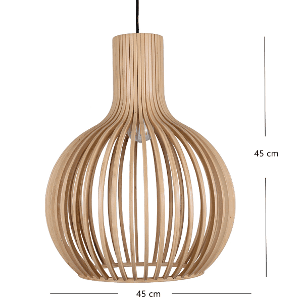 Nordic Wood Chandelier Handcraft Ceiling Lighting