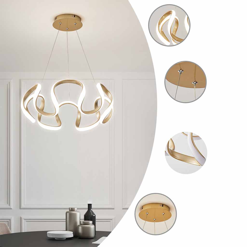 Chandelier Hanging Light Round Fixture