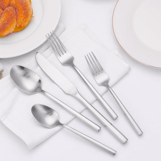 Monarque Matte Silver Cutlery Set