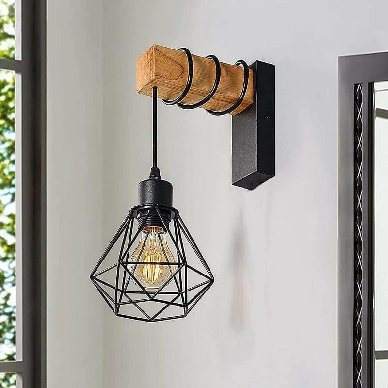 Odetta Industrial Minimalist Wall Lamp